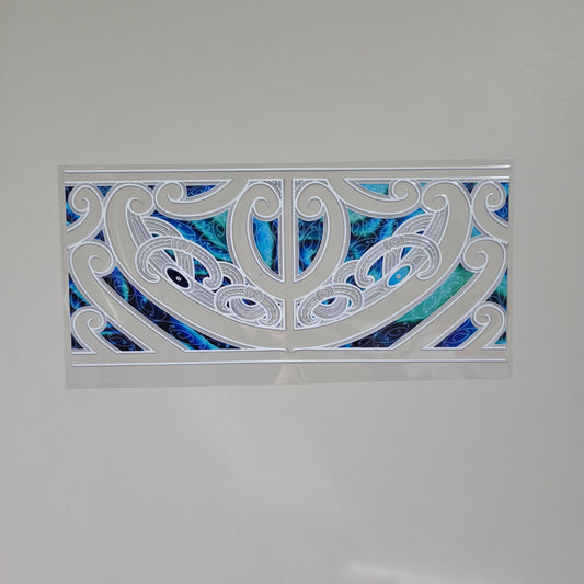 XL UV DTF DECAL MAORI DESIGN 38CMX17CM for touch lamps #39