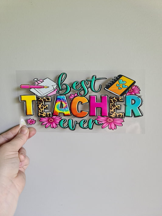 TEACHER AND KAIAKO dtf transfer Maori design 23cmx11cm 16oz wrap #1448