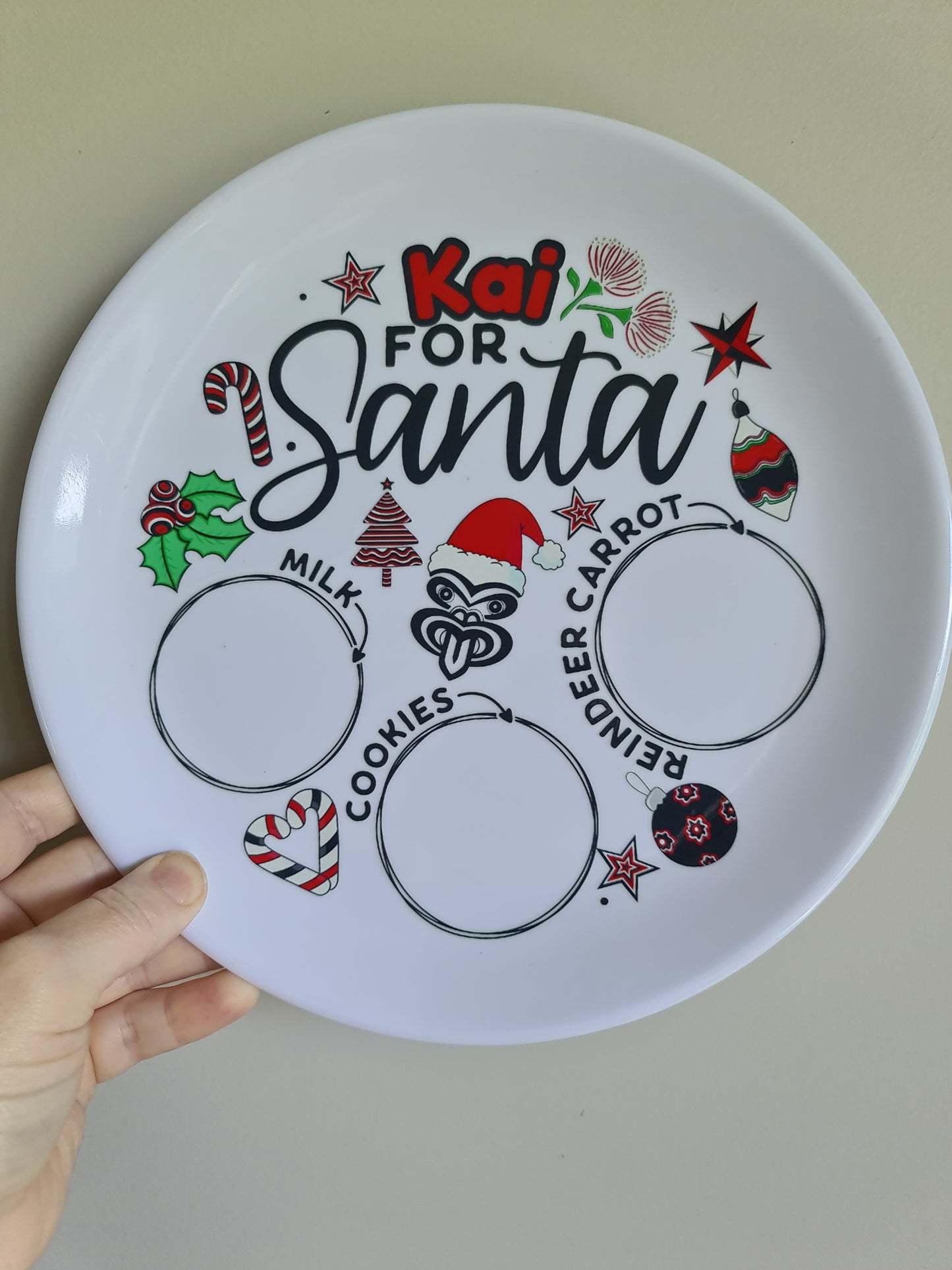 Kai for Santa Plate UV DTF 20cm