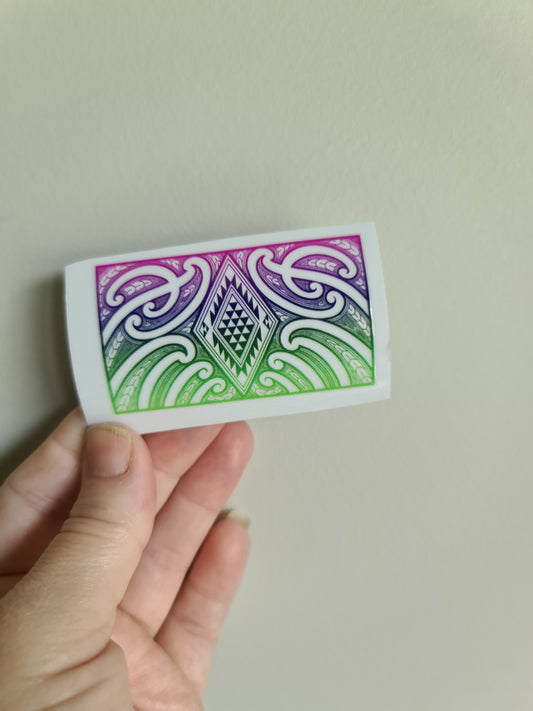 Tiny UV DTF transfer 5cmx5cm for bank cards and phones - #38