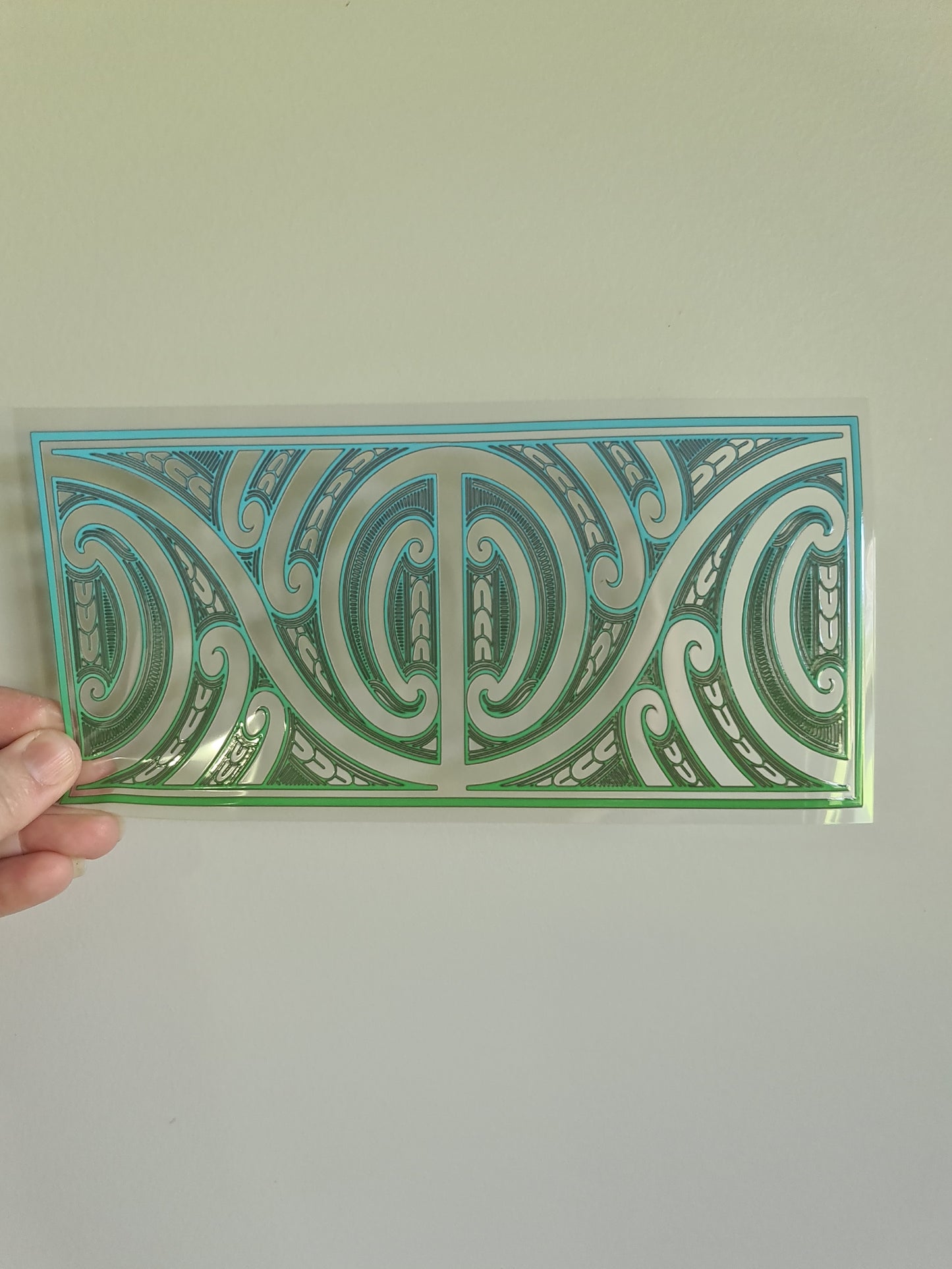 UV dtf Maori design 23cmx11cm 16oz wrap #708