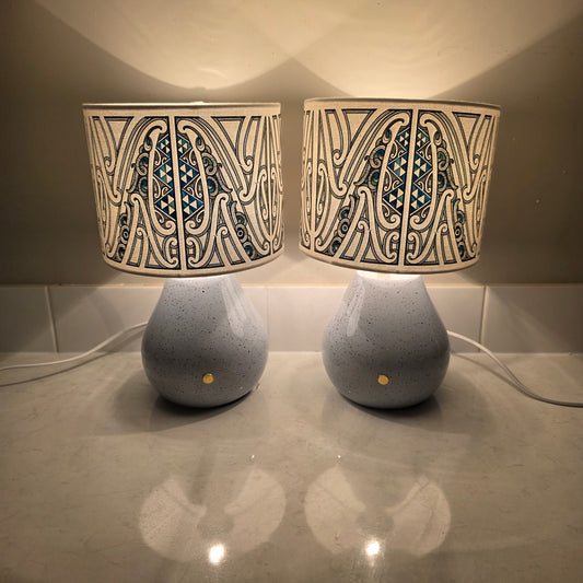 Maori design touch lamp - set 2 lamps