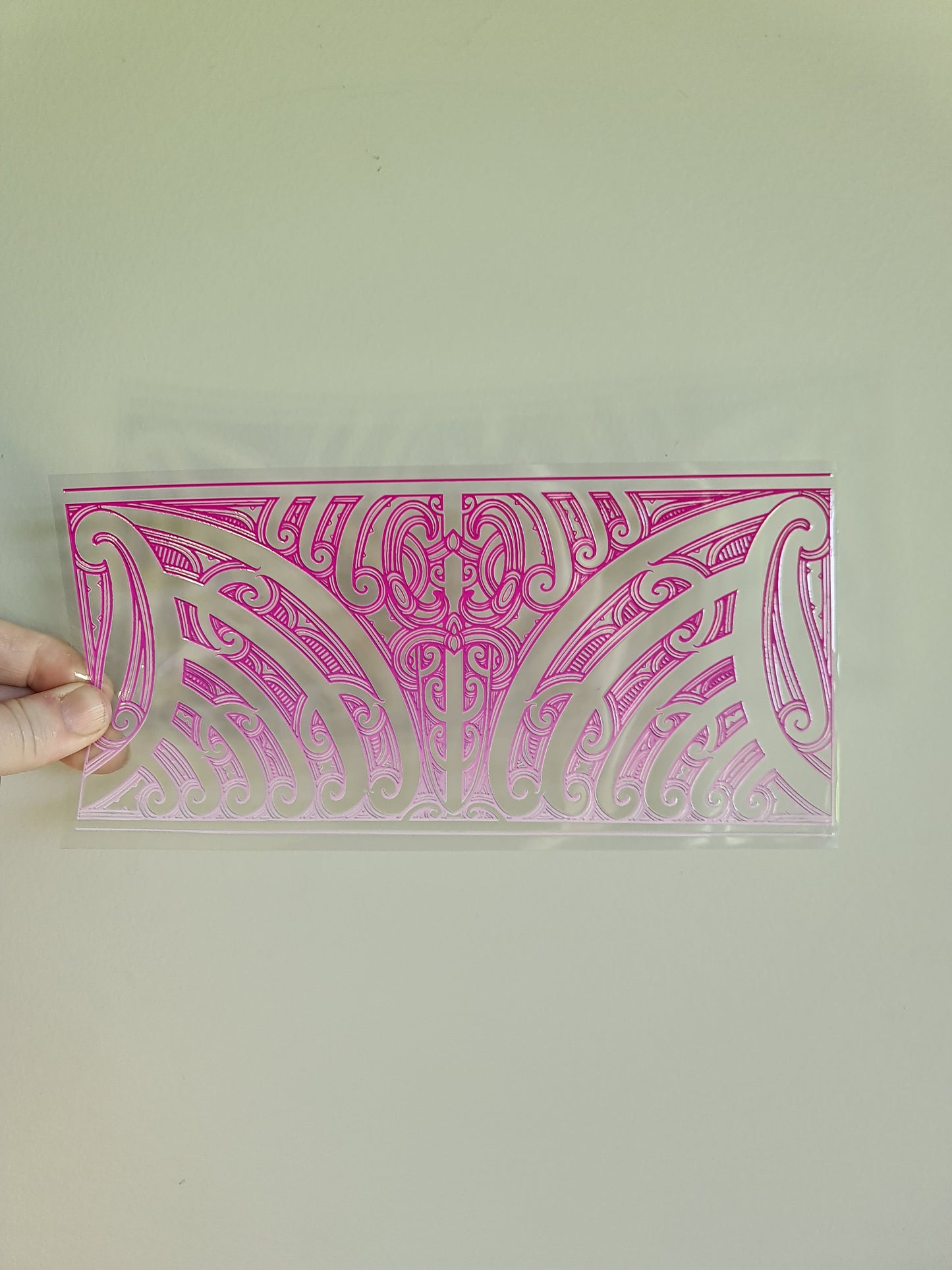 UV dtf transfer Maori design 23cmx11cm 16oz wrap #1372