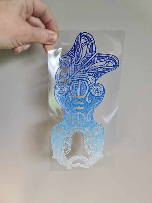 UV dtf Maori design 23cmx11cm 16oz wrap #1138