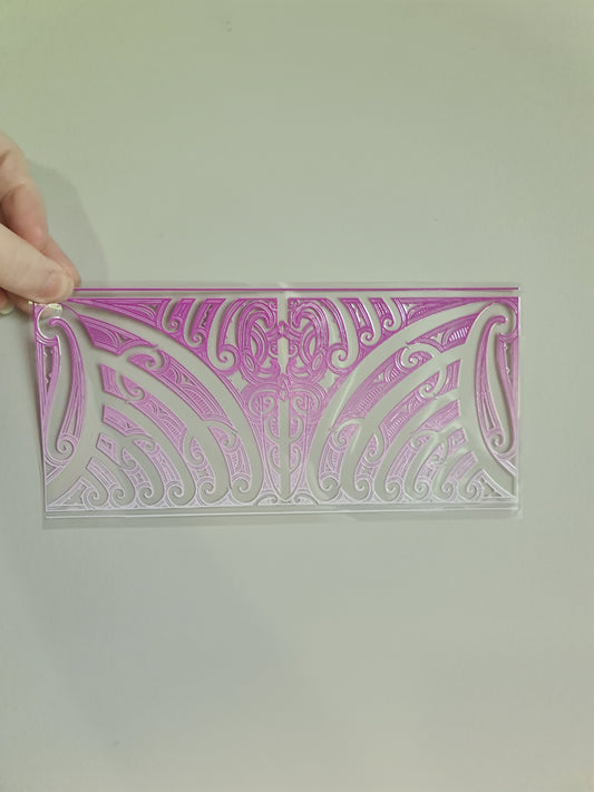 UV dtf transfer Maori design 23cmx11cm 16oz wrap #1163