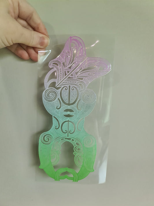 UV dtf tranafer Maori design 23cmx11cm 16oz wrap #1159