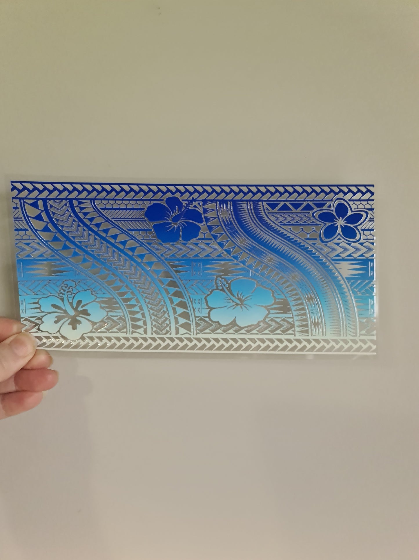UV dtf transfer Maori design 23cmx11cm 16oz wrap #1185