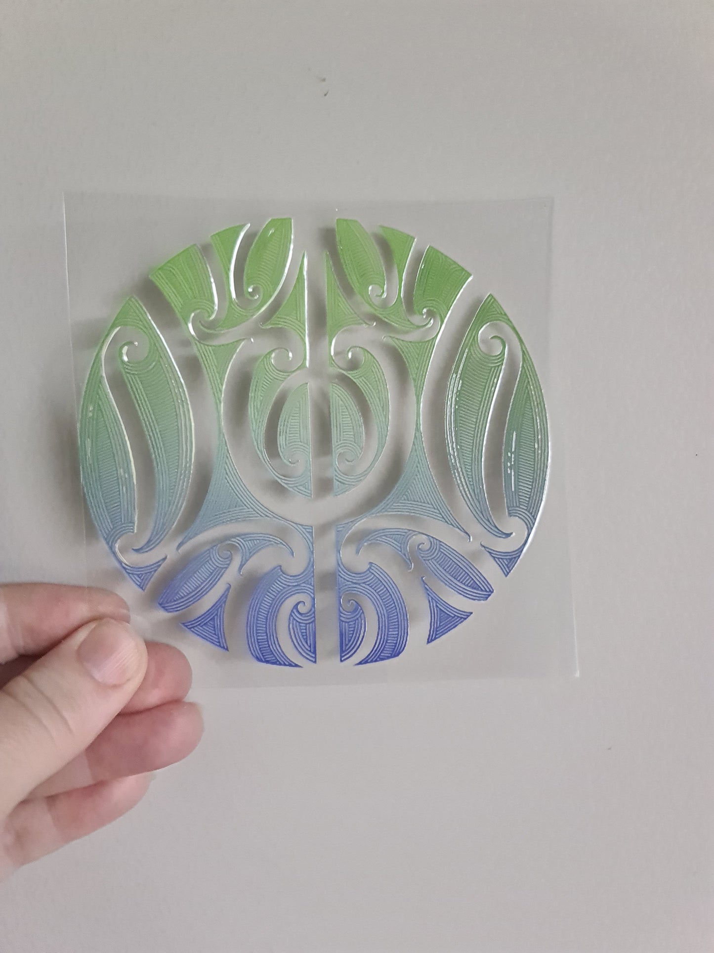 UV dtf Maori design mini size 11cmx11cm #416