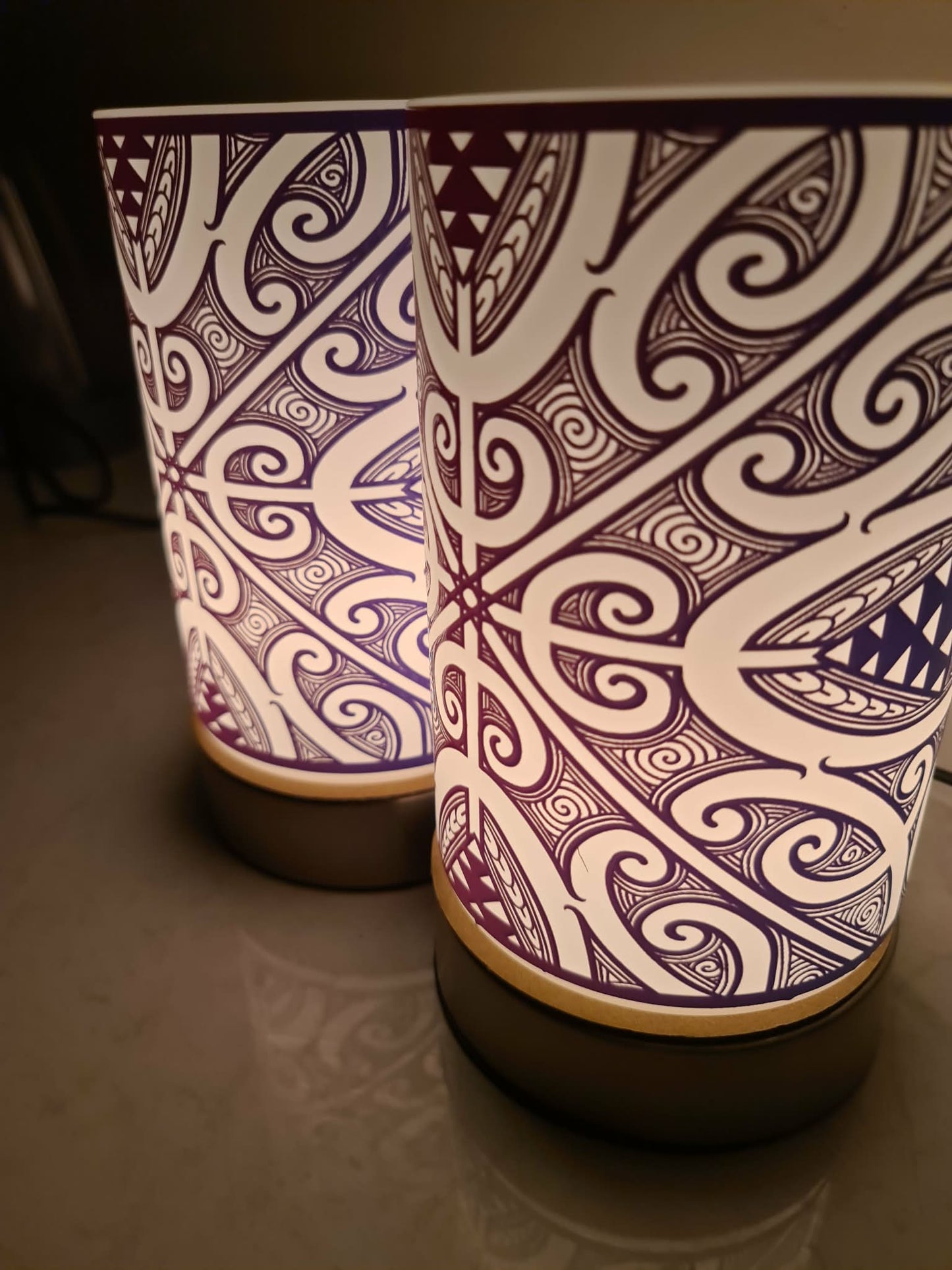 Maori design touch lamp - set 2 lamps (pre-order)