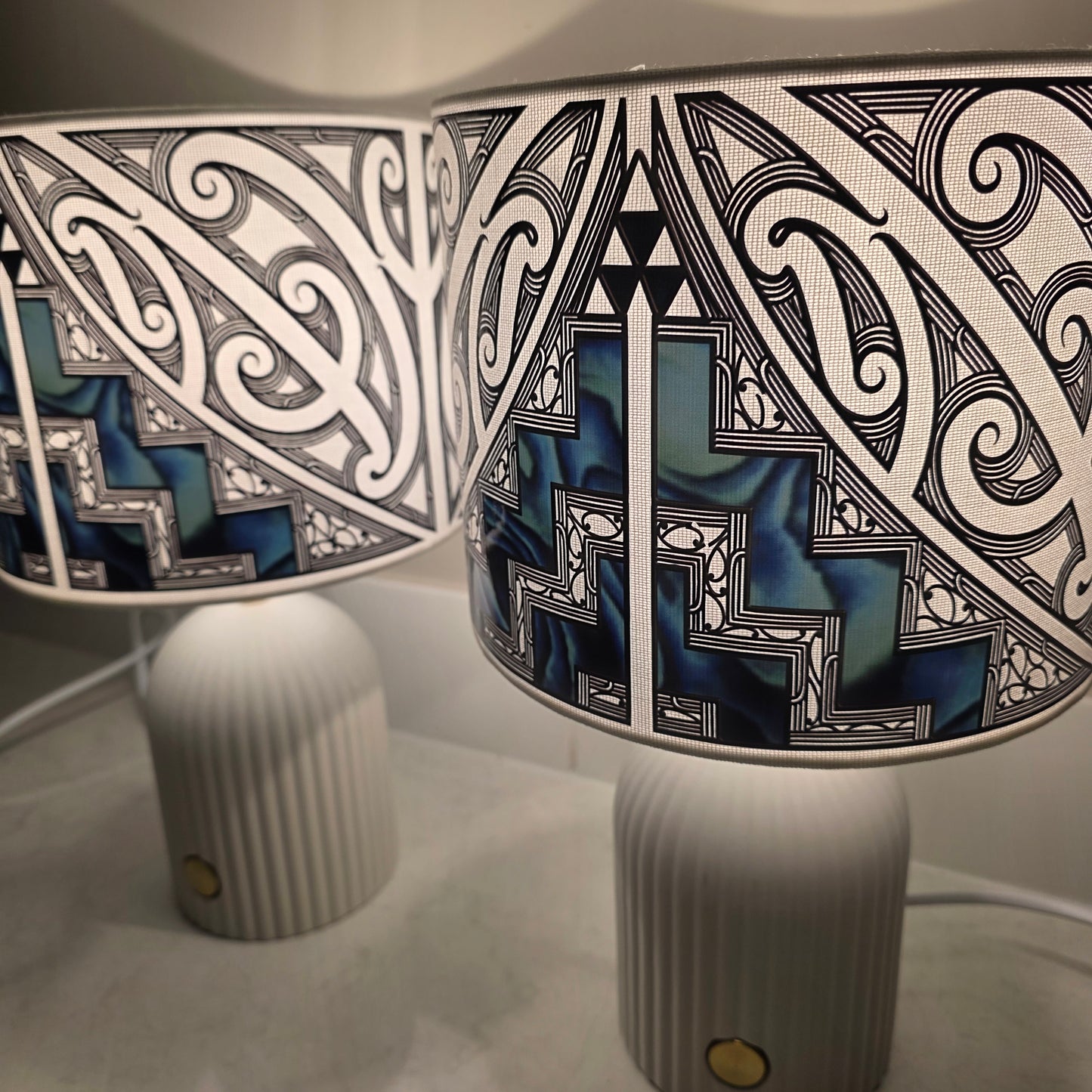 Maori design touch lamp - set 2 lamps (pre-order)