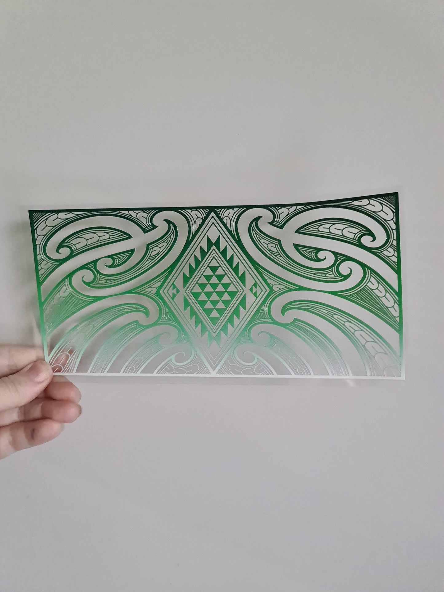 UV dtf Maori design 23cmx11cm 16oz wrap #1140