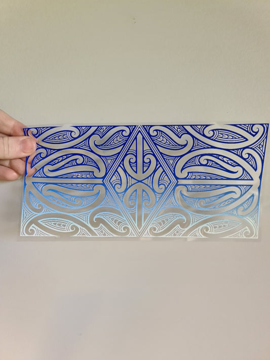 UV dtf Maori design 23cmx11cm 16oz wrap #1117