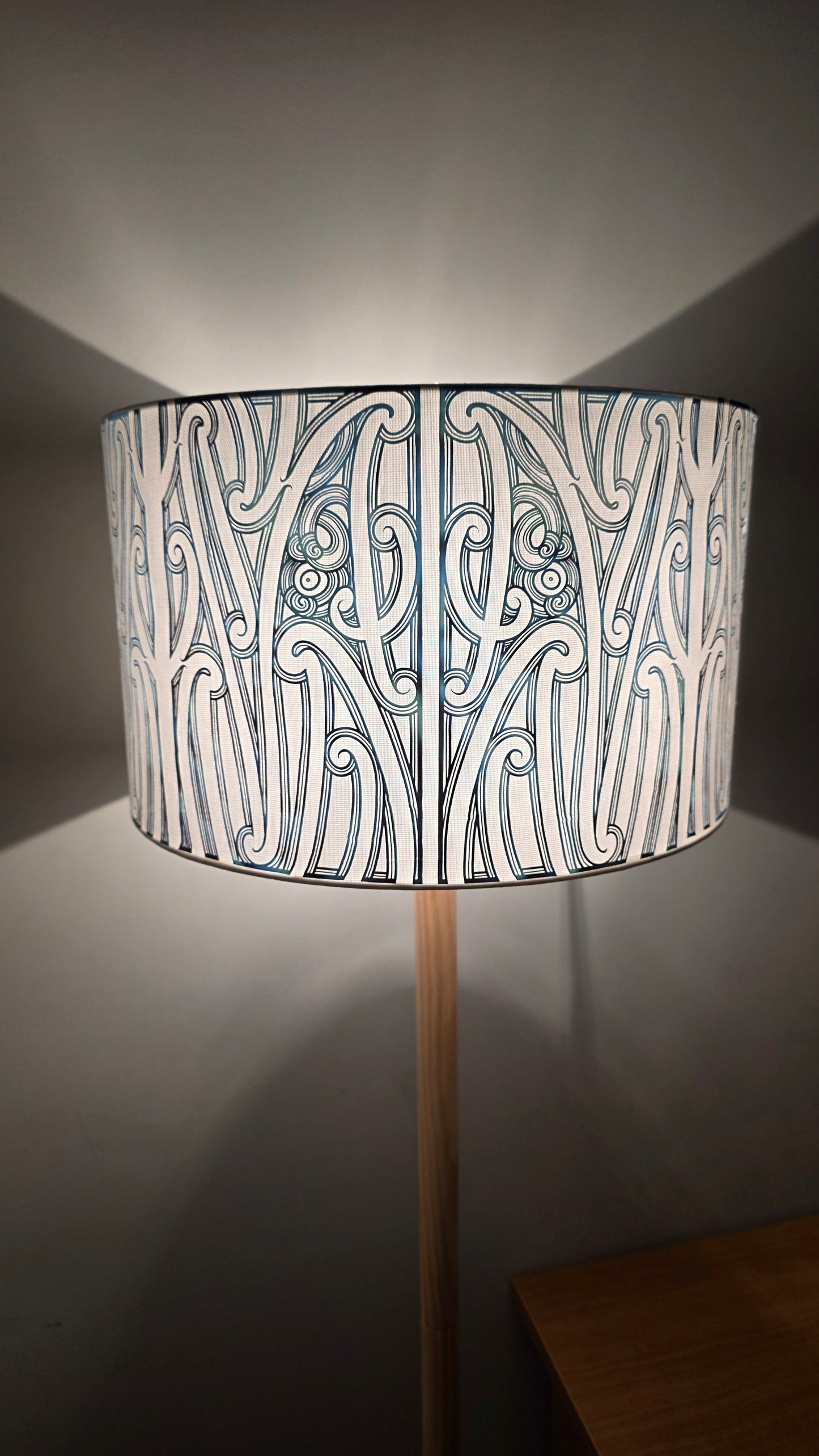 Maori Design Floor Lamp - Paua PRE-ORDER