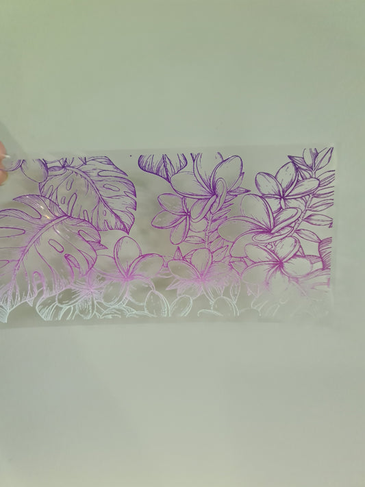UV dtf transfer Maori design 23cmx11cm 16oz wrap #1183