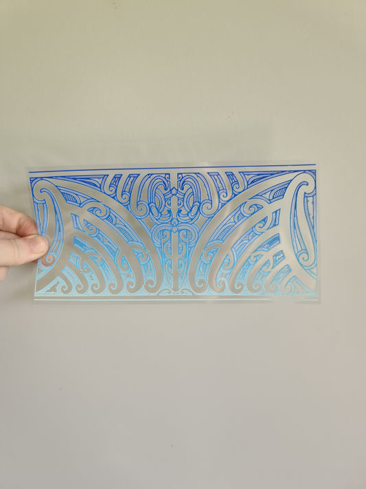 UV dtf transfer Maori design 23cmx11cm 16oz wrap #1297