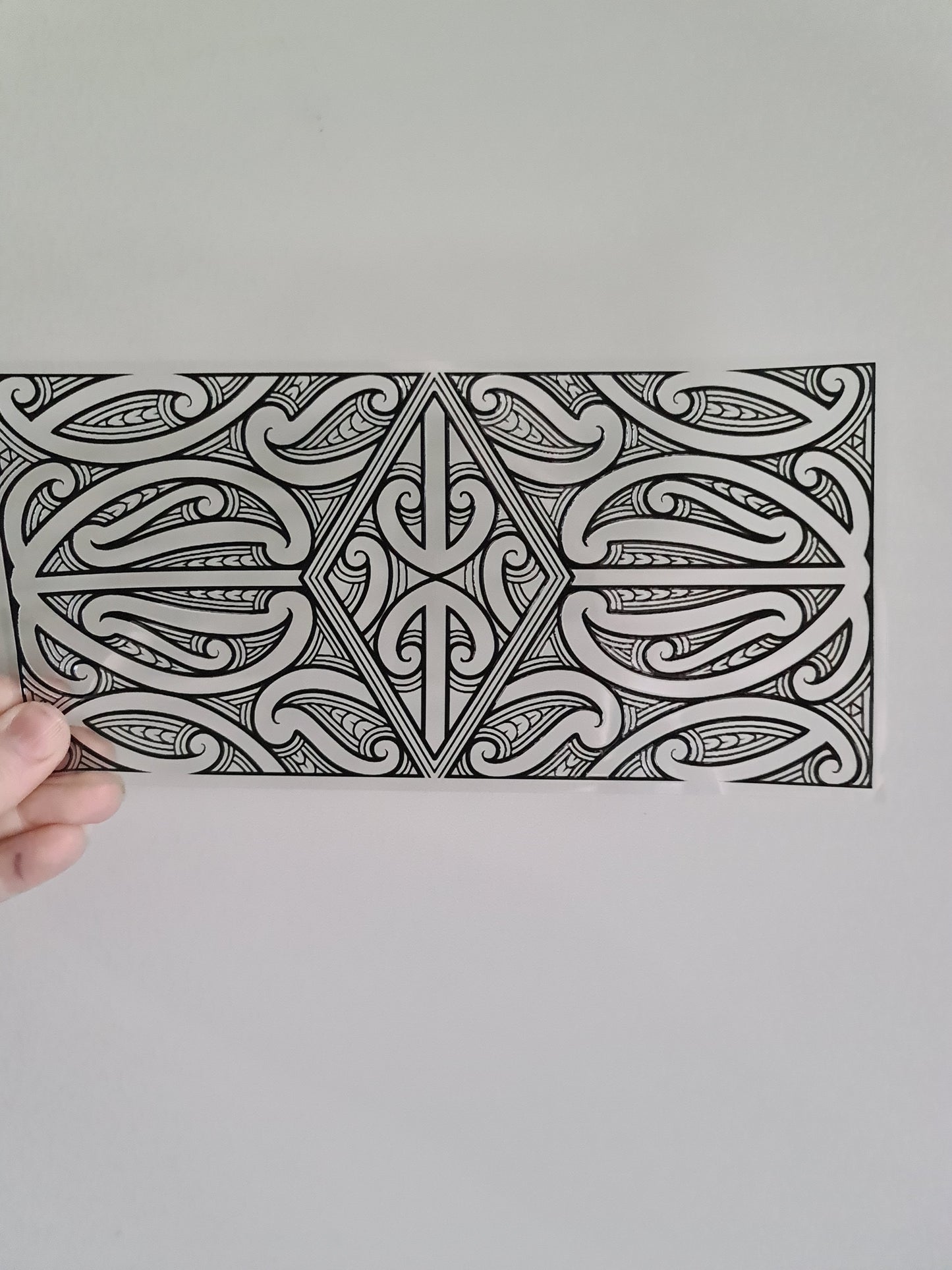 UV dtf Maori design 23cmx11cm 16oz wrap #1145