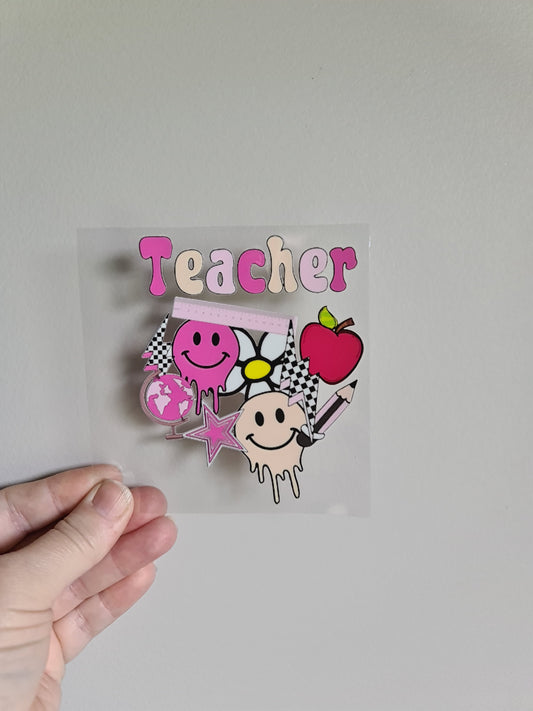 TEACHER AND KAIAKO dtf transfer Maori design 11cm sticker #1466